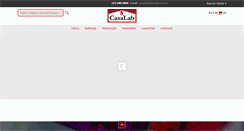 Desktop Screenshot of casalab.com.br