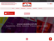 Tablet Screenshot of casalab.com.br